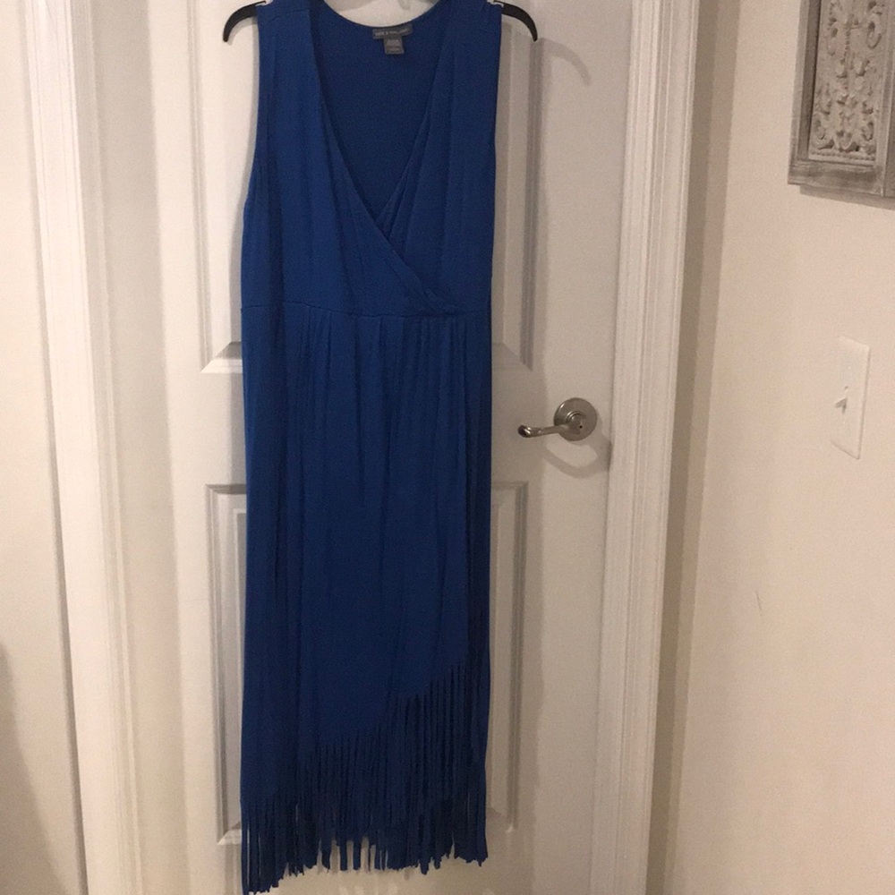 Kate & Mallory Blue Tank Dress 1x